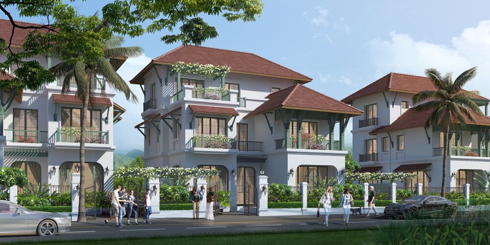 biệt thự đơn lập làng nhiệt đới tropical village